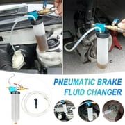 2 Packs Pneumatic Brake Oil Replacement Machine Emptying Tool Car Brake Fluid Suction Cup Easy One Person Operation for Auto Motorcycle Truck RV Boat Maintenance Repair EP Plastic Kit